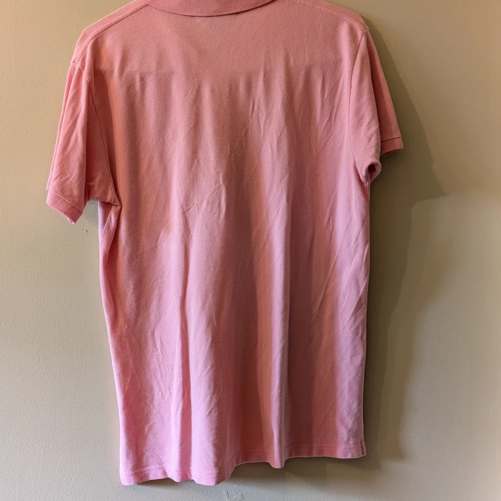 Ralph Lauren Men's Polo Shirt -Pink, Green, Blue With White Stripes Vintage - Picture 11 of 11